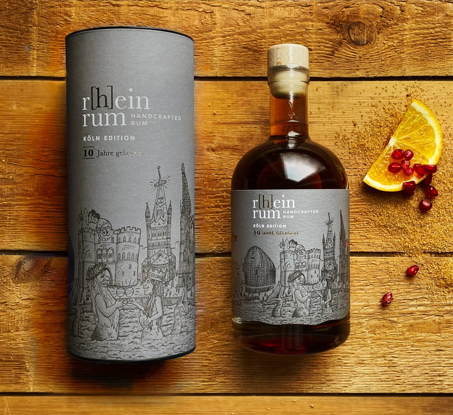 r[h]einrum Tilly Köln inkl. Geschenkröhre, 40% Vol.
