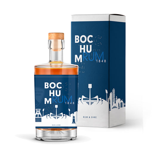 VfL Bochum Rum mit Geschenkverpackung, offizieller Fanartikel im Bochum‑Design