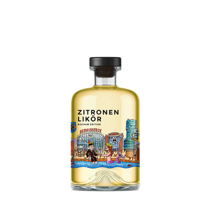 Vorderseite Likör Zitrone Kunstedition Bochum Skyline