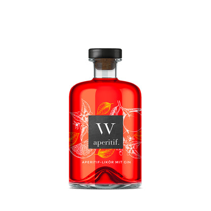Aperitif‑Likör mit Gin, Kräuter‑ und Zitrusaromen aus Bitterorange, Zitrone und Ingwer, ideal pur auf Eis oder mit Tonic als Sommerdrink.